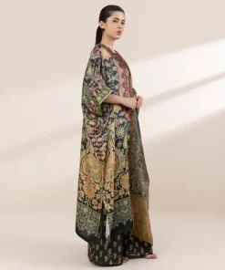 Online Sapphire 3 Piece - Embellished Silk Suit