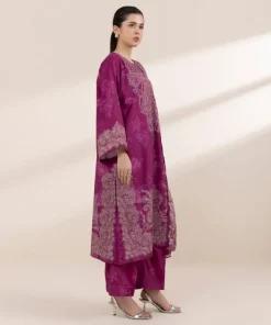 Clearance Sapphire 3 Piece - Embellished Silk Suit