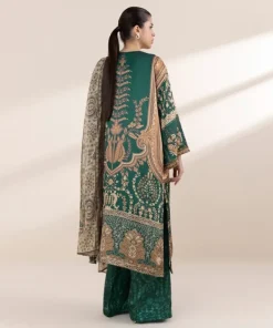 Outlet Sapphire 3 Piece - Embellished Silk Suit