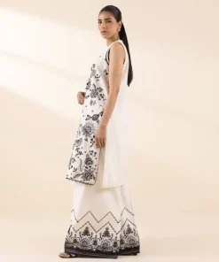 Best Sapphire 3 Piece - Embroidered Cotton Jacquard Suit