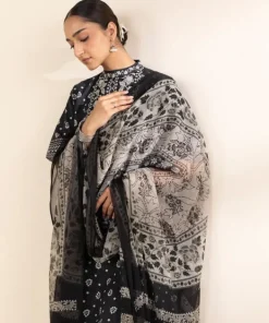Hot Sapphire 2 Piece - Embroidered Cotton Suit