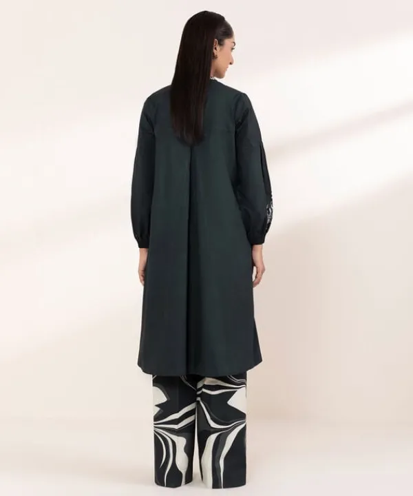 Best Sapphire 2 Piece - Embroidered Cotton Suit
