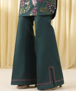 Clearance Sapphire 3 Piece - Embroidered Crosshatch Suit Teal GreenDupatta