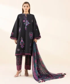 New Sapphire 3 Piece - Embroidered Dobby Suit
