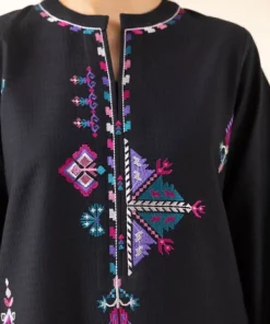 New Sapphire 3 Piece - Embroidered Dobby Suit