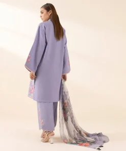 Discount Sapphire 3 Piece - Embroidered Dobby Suit