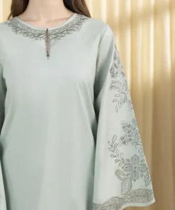 Discount Sapphire 3 Piece - Embroidered Dobby Suit Pistachio GreenDupatta