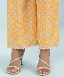 Online Sapphire 2 Piece - Embroidered Lawn Suit Yellow