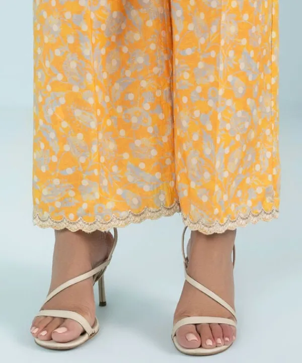 Online Sapphire 2 Piece - Embroidered Lawn Suit Yellow
