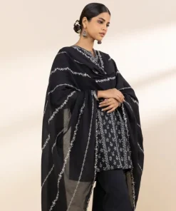 Online Sapphire 3 Piece - Embroidered Lawn Suit