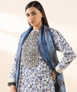 Outlet Sapphire 3 Piece - Embroidered Lawn Suit