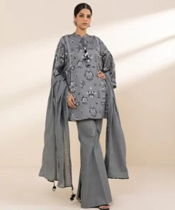 Online Sapphire 3 Piece - Embroidered Lawn Suit