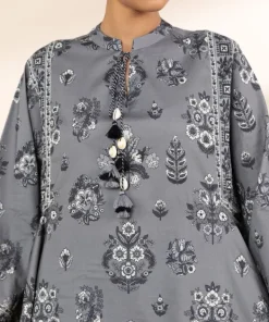 Online Sapphire 3 Piece - Embroidered Lawn Suit