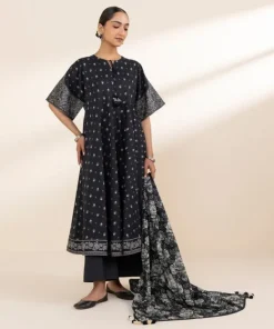 Hot Sapphire 2 Piece - Embroidered Lawn Suit