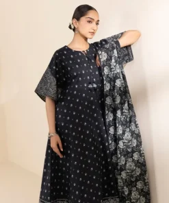 Hot Sapphire 2 Piece - Embroidered Lawn Suit