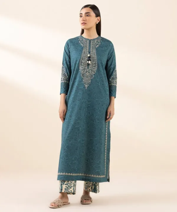 Outlet Sapphire 2 Piece - Embroidered Lawn Suit