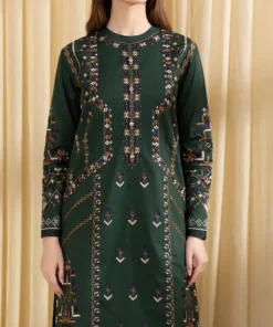 Best Sapphire 3 Piece - Embroidered Lawn Suit GreenDupatta