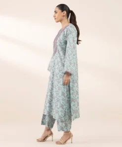 Discount Sapphire 2 Piece - Embroidered Lawn Suit Light BlueTrouser