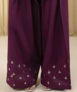 Fashion Sapphire 3 Piece - Embroidered Lawn Suit MagentaDupatta