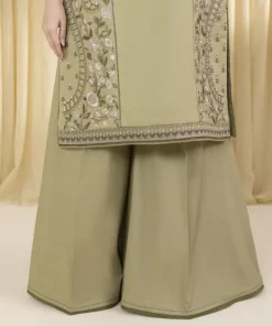 Hot Sapphire 3 Piece - Embroidered Lawn Suit Pistachio GreenDupatta