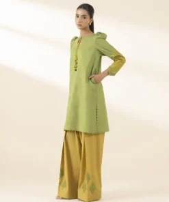 New Sapphire 2 Piece - Embroidered Lawn Suit GreenTrouser