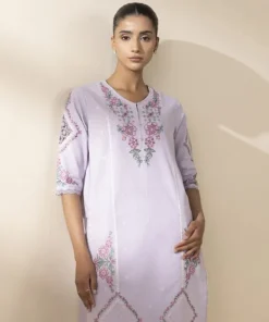 Best Sapphire 2 Piece - Embroidered Lawn Suit LilacTrouser
