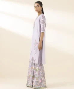 Best Sapphire 2 Piece - Embroidered Lawn Suit LilacTrouser