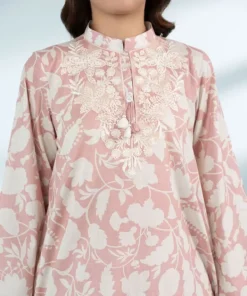 Online Sapphire 3 Piece - Embroidered Lawn Suit Pink