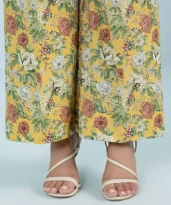 New Sapphire 2 Piece - Embroidered Lawn Suit Yellow