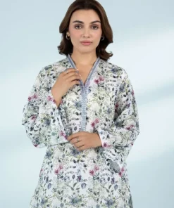 Fashion Sapphire 2 Piece - Embroidered Lawn Suit White