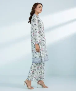 Fashion Sapphire 2 Piece - Embroidered Lawn Suit White