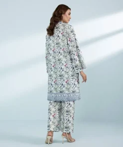 Fashion Sapphire 2 Piece - Embroidered Lawn Suit White
