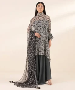 Best Sapphire 3 Piece - Printed Chiffon Suit