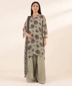 Discount Sapphire 3 Piece - Printed Chiffon Suit