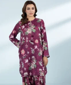 Sale Sapphire 2 Piece - Printed Lawn Suit Magenta