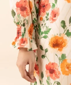 Hot Sapphire 3 Piece - Printed Lawn Suit