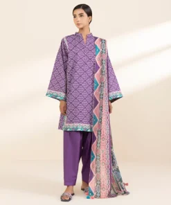 Online Sapphire 3 Piece - Printed Lawn Suit