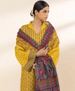 New Sapphire 3 Piece - Printed Lawn Suit