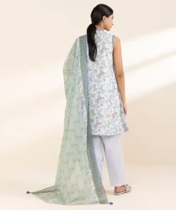 New Sapphire 3 Piece - Printed Lawn Suit