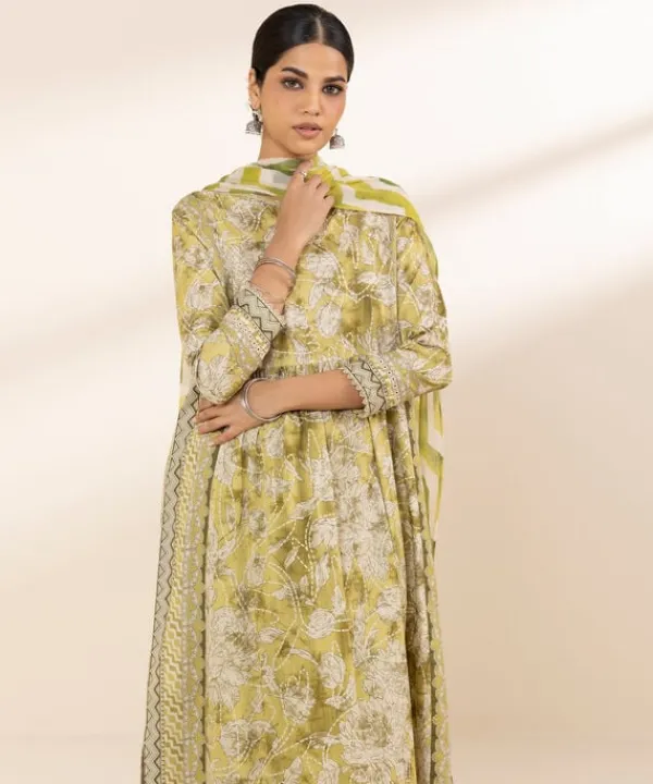 Discount Sapphire 3 Piece - Printed Lawn Suit