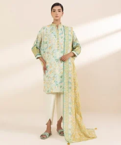 Outlet Sapphire 3 Piece - Printed Lawn Suit