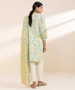 Outlet Sapphire 3 Piece - Printed Lawn Suit