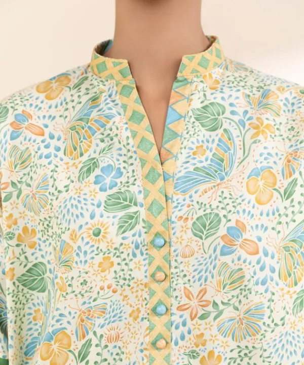 Outlet Sapphire 3 Piece - Printed Lawn Suit