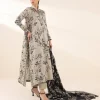 Hot Sapphire 3 Piece - Printed Lawn Suit