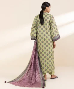 Hot Sapphire 3 Piece - Printed Lawn Suit