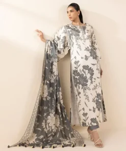 Outlet Sapphire 3 Piece - Printed Lawn Suit