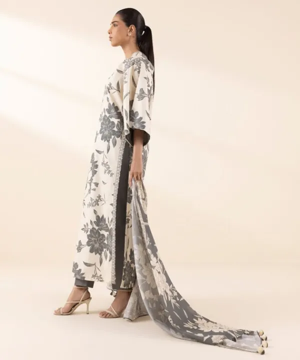 Outlet Sapphire 3 Piece - Printed Lawn Suit