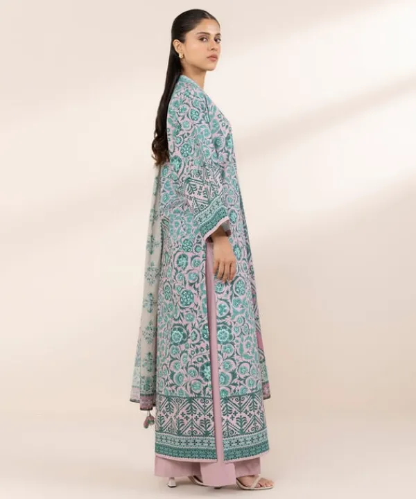 New Sapphire 2 Piece - Printed Lawn Suit