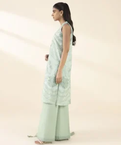 Fashion Sapphire 3 Piece - Printed Lawn Suit Mint GreenDupatta