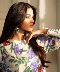Fashion Sapphire 3 Piece - Printed Lawn Suit OffwhiteDupatta